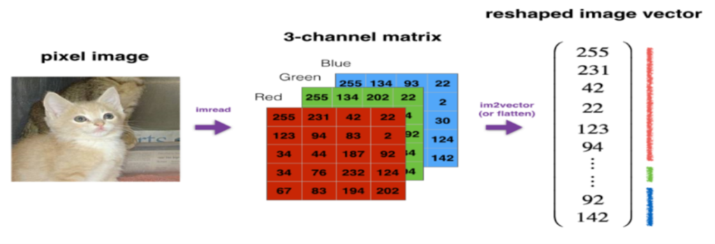 RGB matrix formation