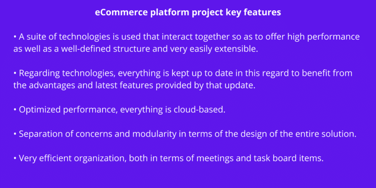 eCommerce project