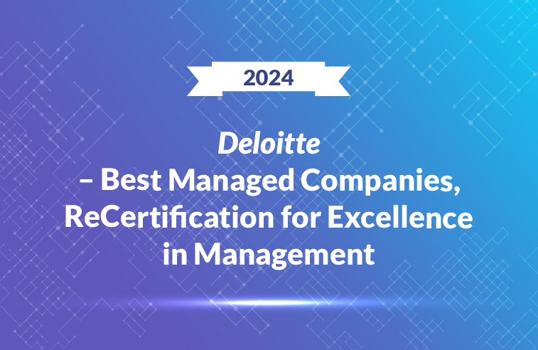 2024 Deloitte – Best Managed Companies, ReCertification for Excellence in Management